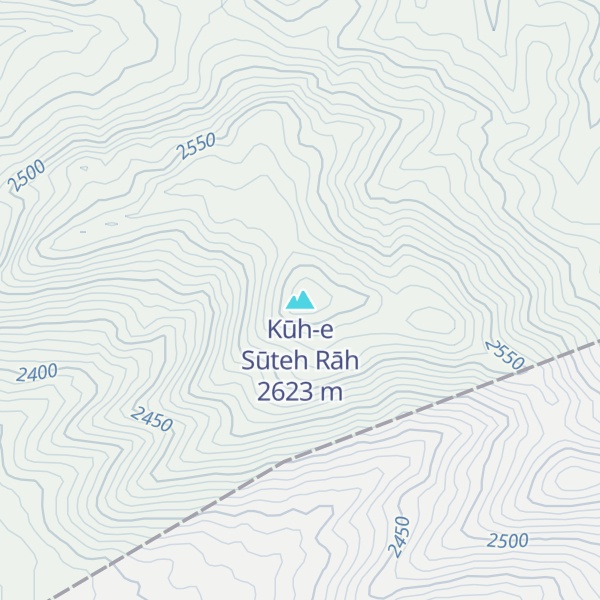 Map of Kūh-e Sūteh Rāh