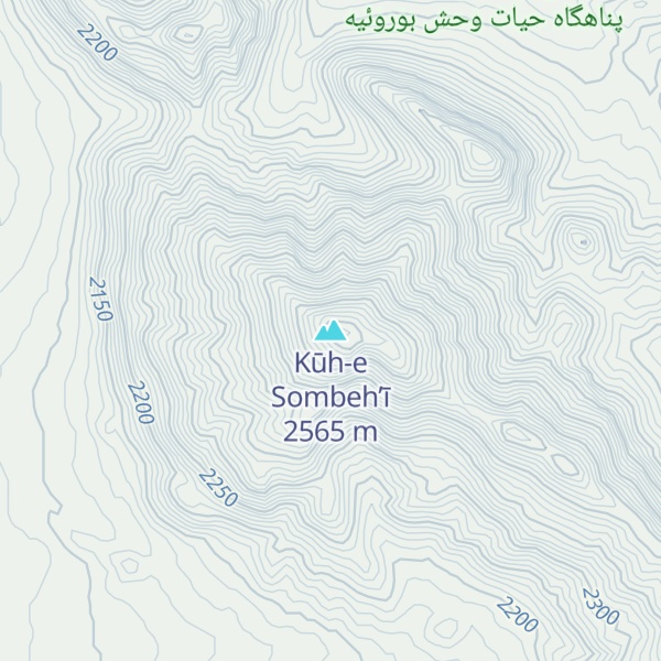 Map of Kūh-e Sombeh’ī