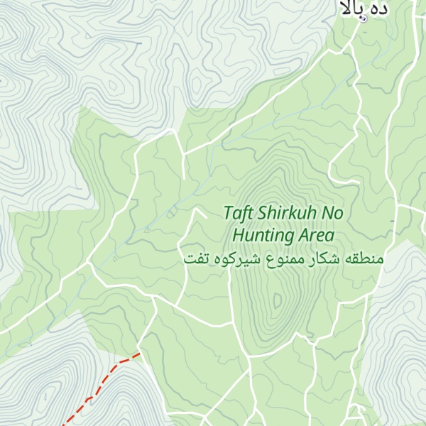 Map of Ghafarian Mountains Lodging