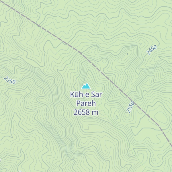 Map of Kūh-e Sar Pareh