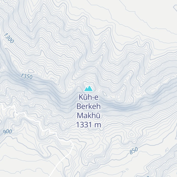 Map of Kūh-e Berkeh Makhū