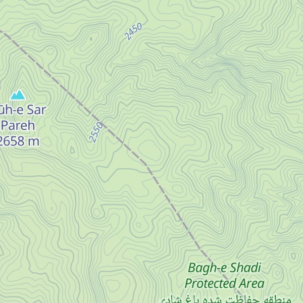 Map of Kūh-e Sīāh