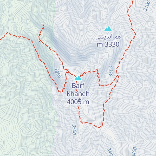 Map of Barf Khaneh