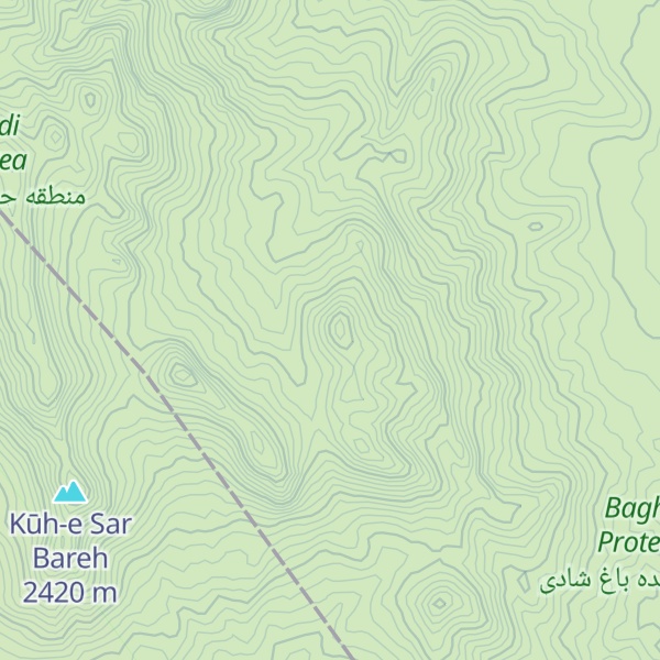 Map of Kūh-e Qūzlī