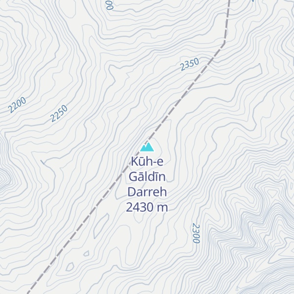 Map of Kūh-e Gāldīn Darreh