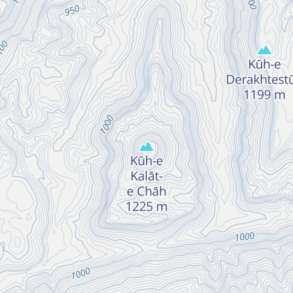 Map of Kūh-e Kalāt-e Chāh