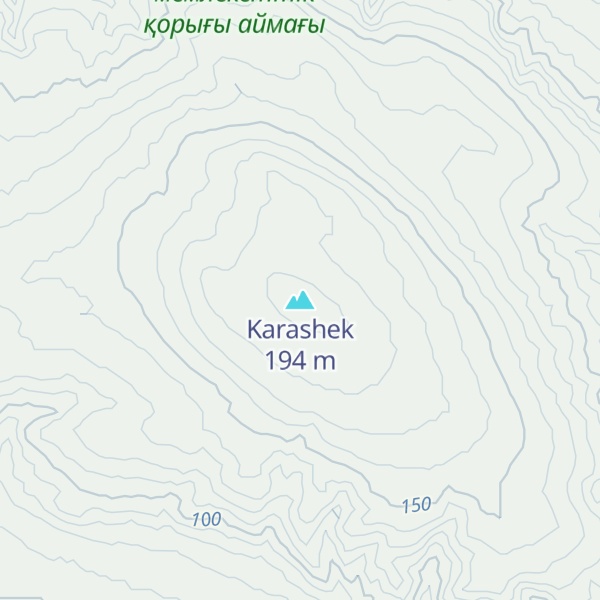 Map of Karashek