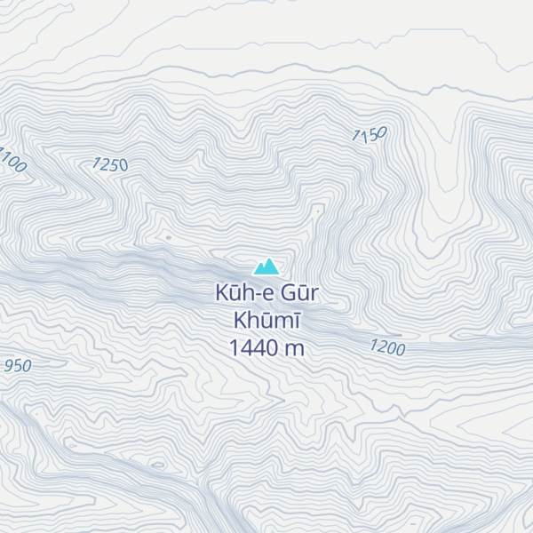 Map of Kūh-e Gūr Khūmī