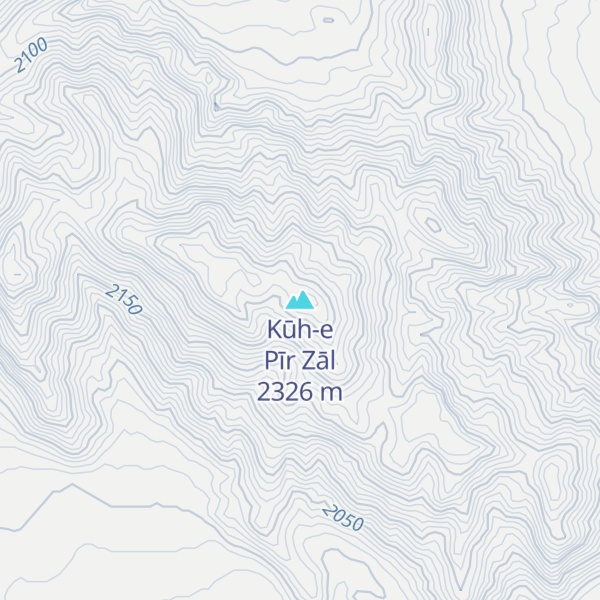 Map of Kūh-e Pīr Zāl