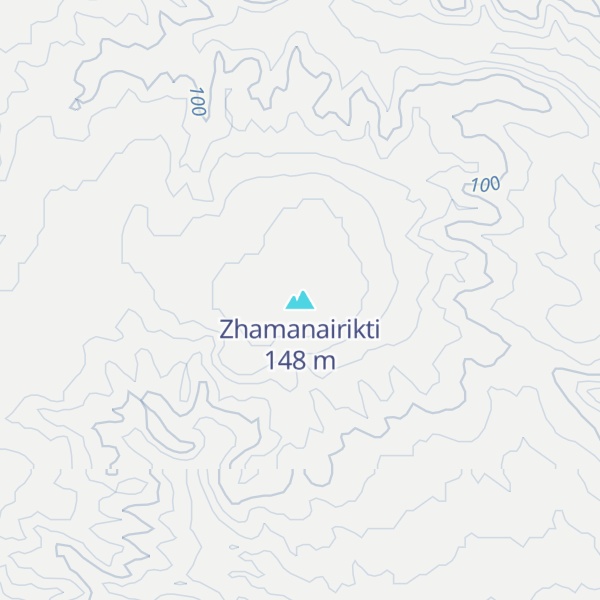 Map of Zhamanairikti