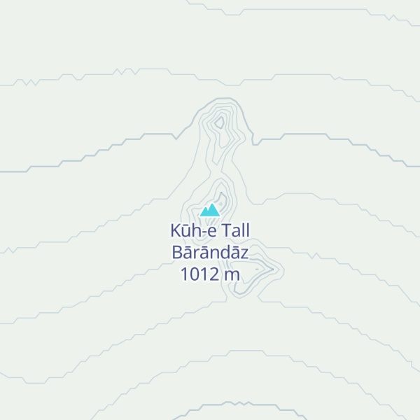 Map of Kūh-e Tall Bārāndāz