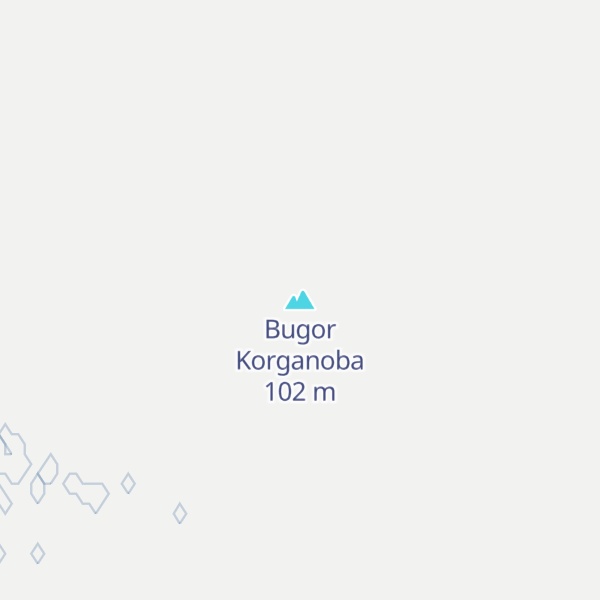 Map of Bugor Korganoba