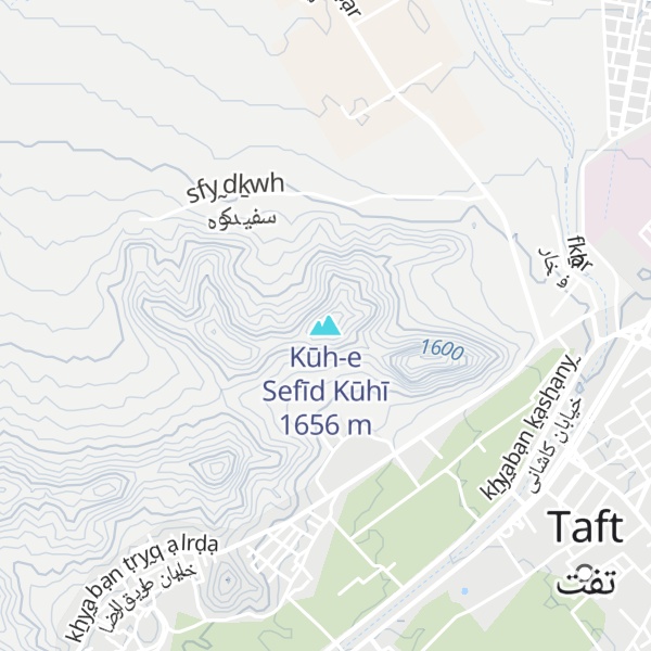 Map of Kūh-e Sefīd Kūhī