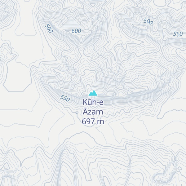 Map of Kūh-e Āzam