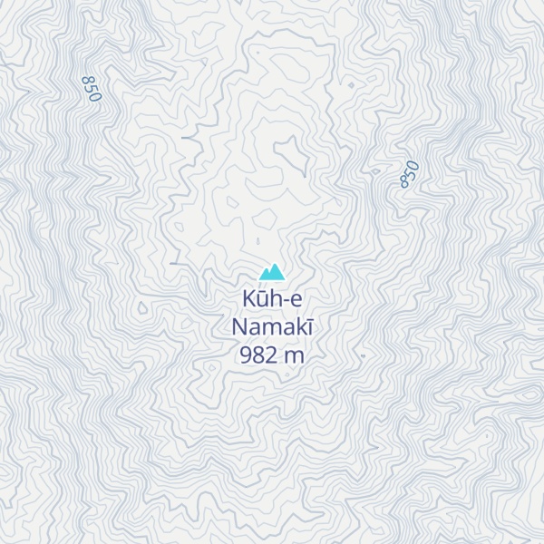 Map of Kūh-e Namakī