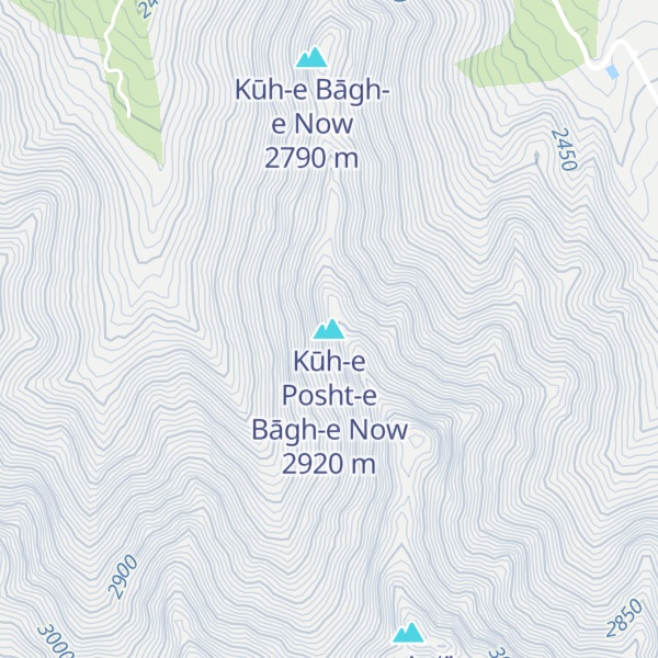 Map of Kūh-e Posht-e Bāgh-e Now