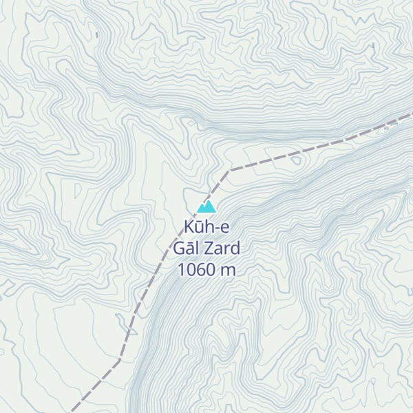 Map of Kūh-e Gāl Zard