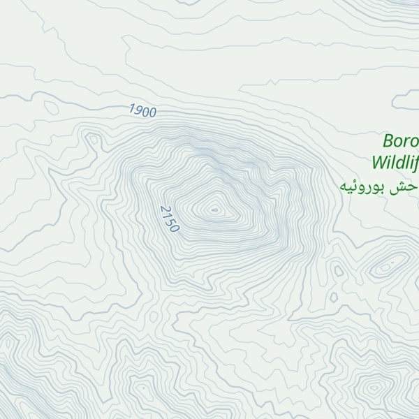 Map of Kūh-e Sīāh