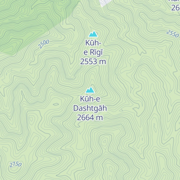 Map of Kūh-e Dashtgāh