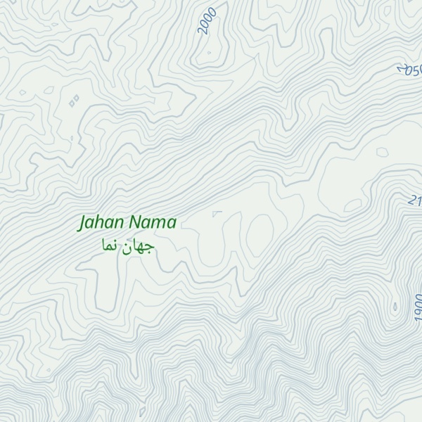 Map of Kūh-e Ḩājjīābād