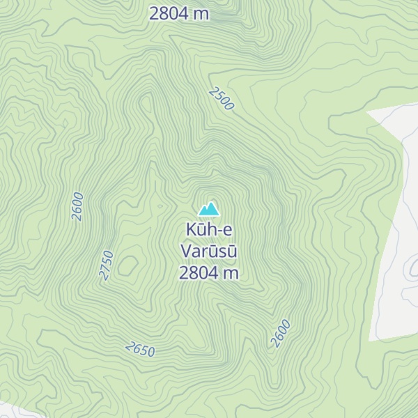Map of Kūh-e Varūsū