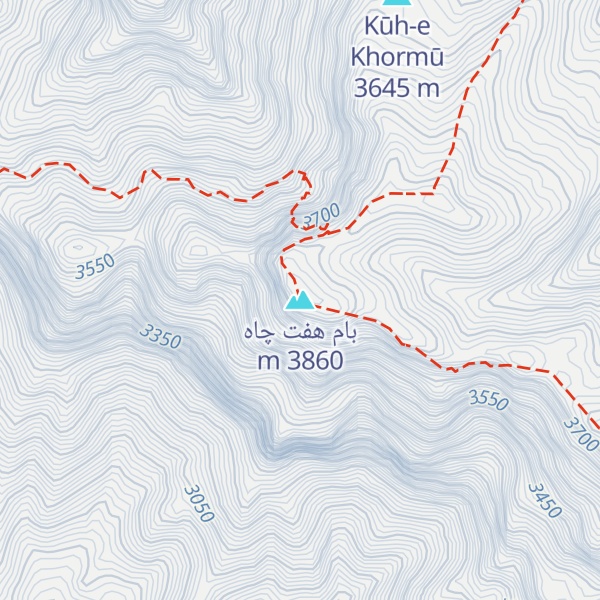 Map of بام هفت چاه