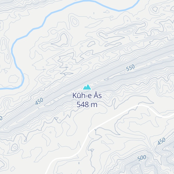 Map of Kūh-e Ās