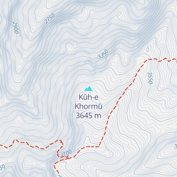 Map of Kūh-e Khormū