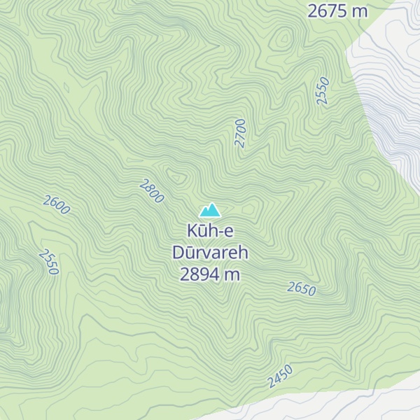 Map of Kūh-e Dūrvareh