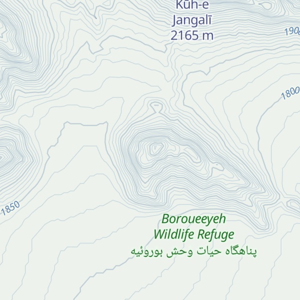 Map of Kūh-e Yaqeh Baz
