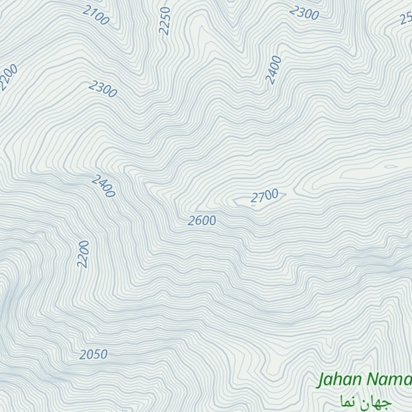 Map of Kūh-e Chelestān