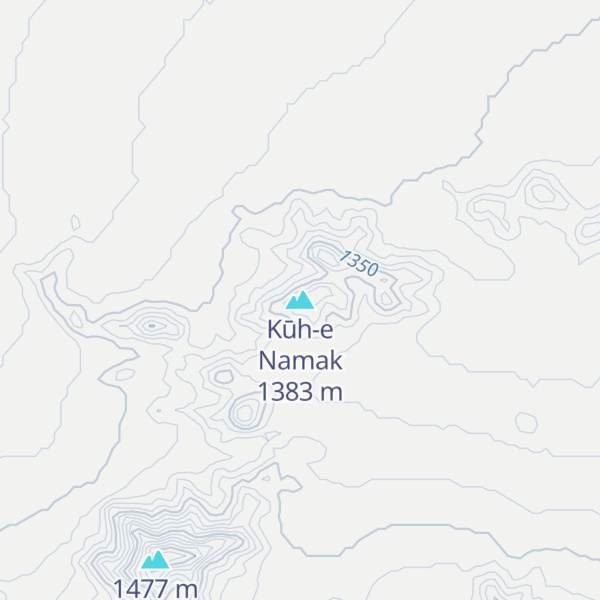 Map of Kūh-e Namak