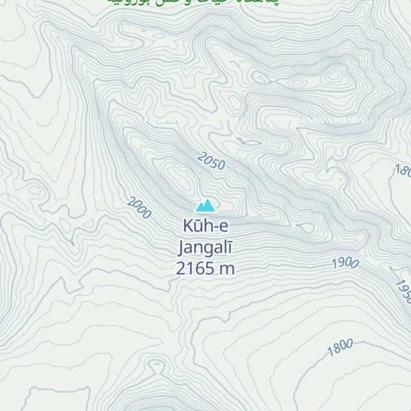 Map of Kūh-e Jangalī
