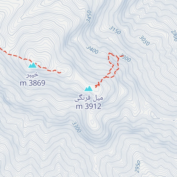 Map of میل فرنگی