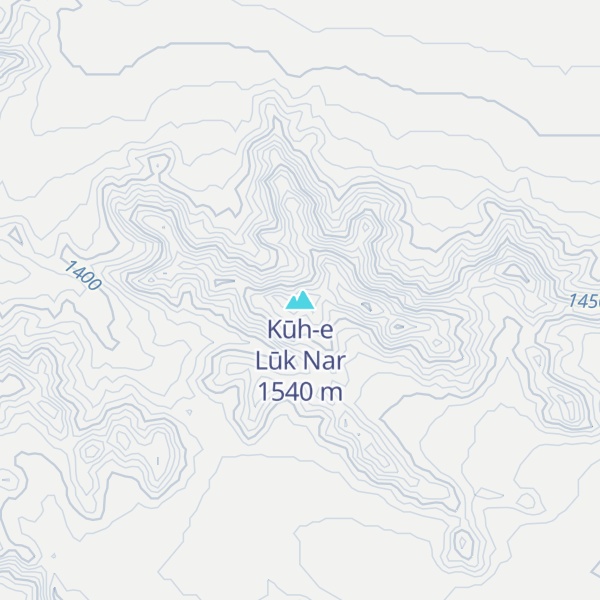 Map of Kūh-e Lūk Nar