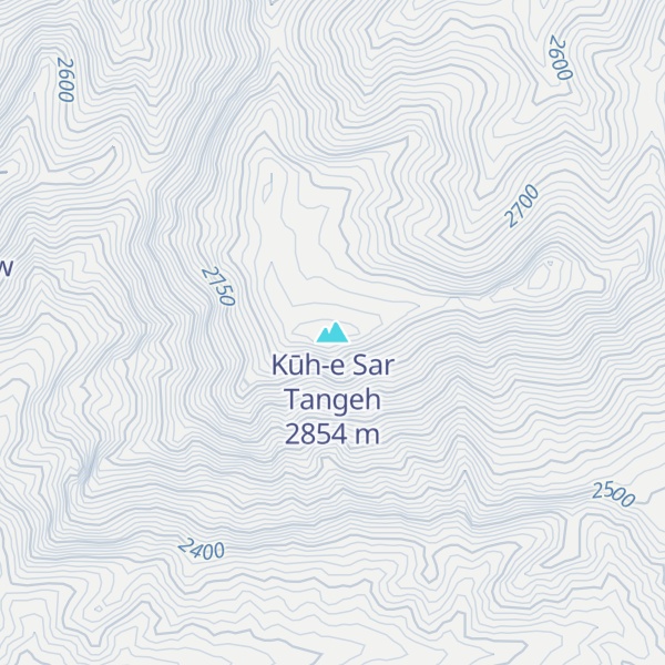 Map of Kūh-e Sar Tangeh