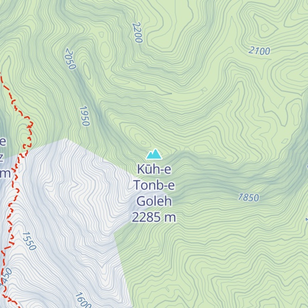 Map of Kūh-e Tonb-e Goleh