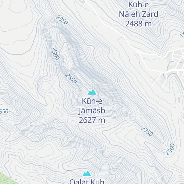 Map of Kūh-e Jāmāsb