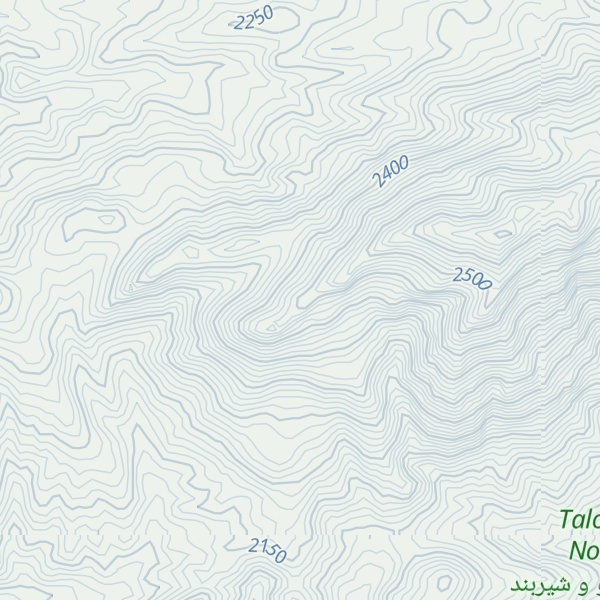 Map of Kūh-e Tondūshghāreh
