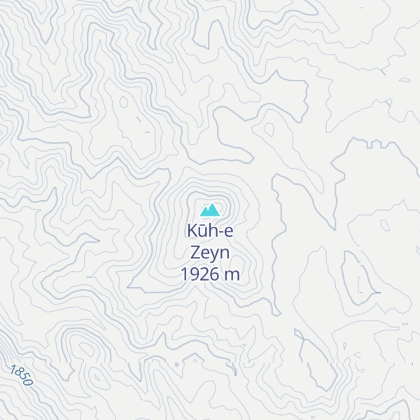 Map of Kūh-e Zeyn