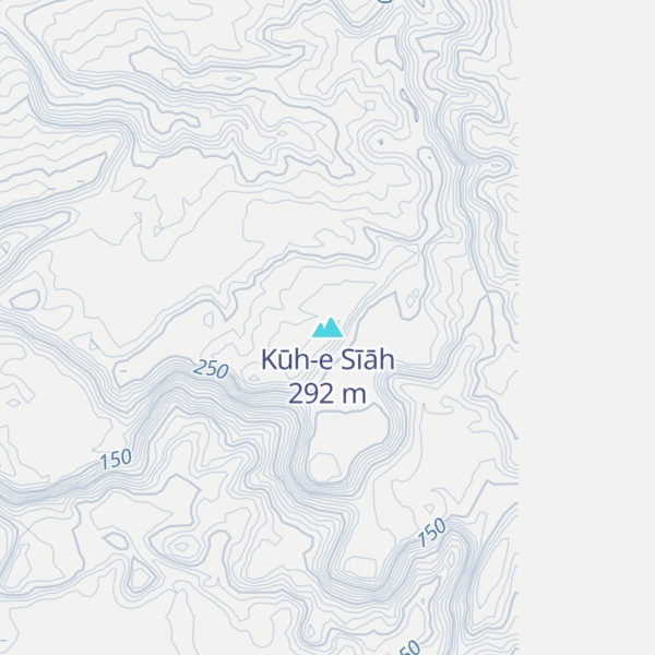 Map of Kūh-e Sīāh