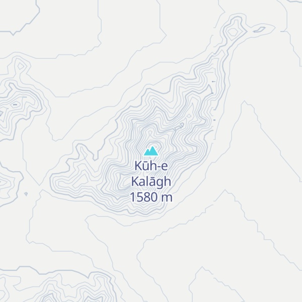Map of Kūh-e Kalāgh