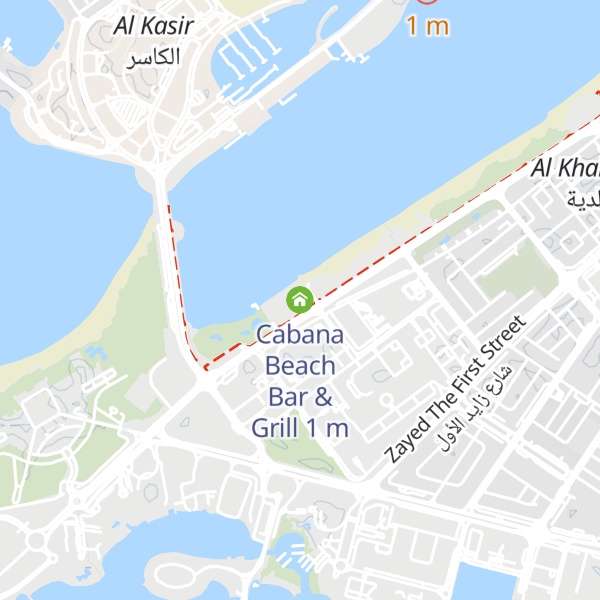 Map of Cabana Beach Bar & Grill