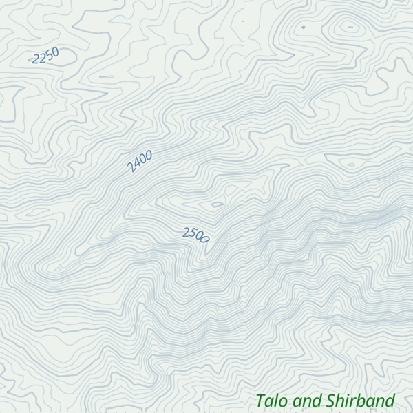 Map of Kūh-e Tamūzā