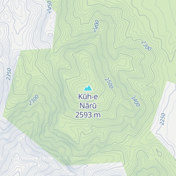Map of Kūh-e Nārū