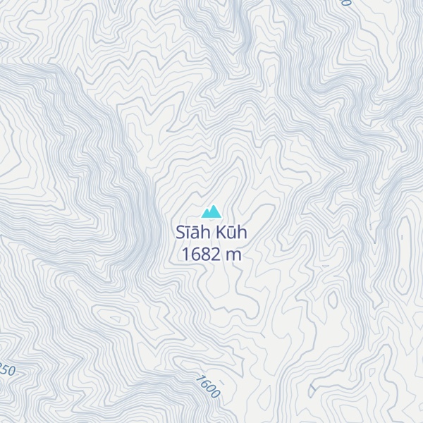 Map of Sīāh Kūh