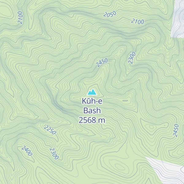 Map of Kūh-e Bash