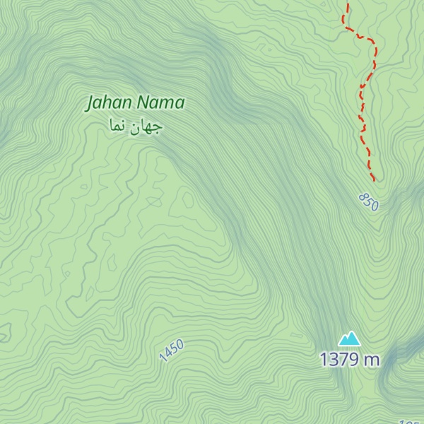 Map of Kūh-e Ghashqeh