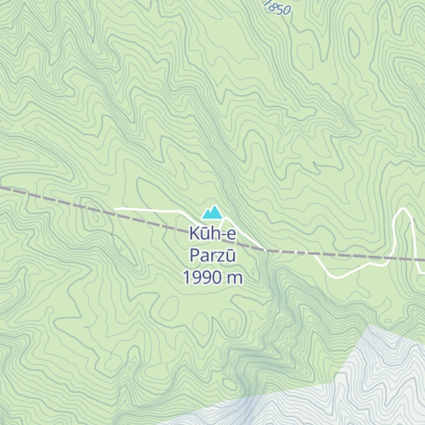 Map of Kūh-e Parzū