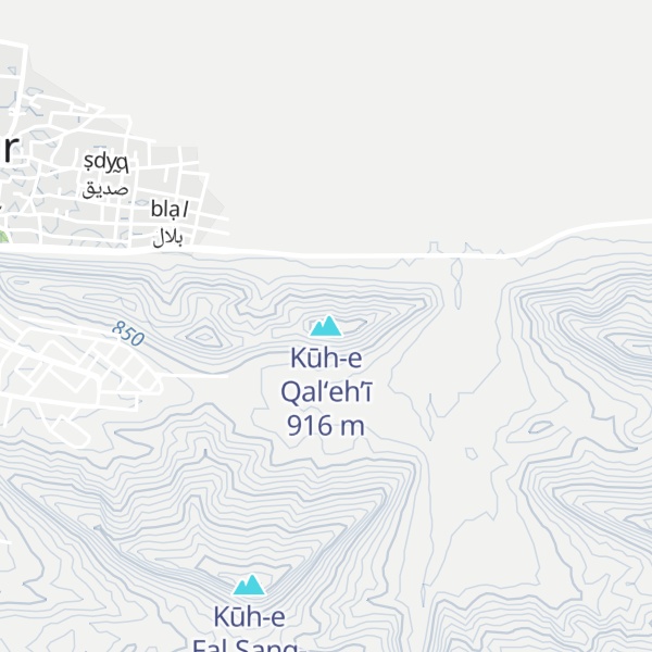Map of Kūh-e Qal‘eh’ī